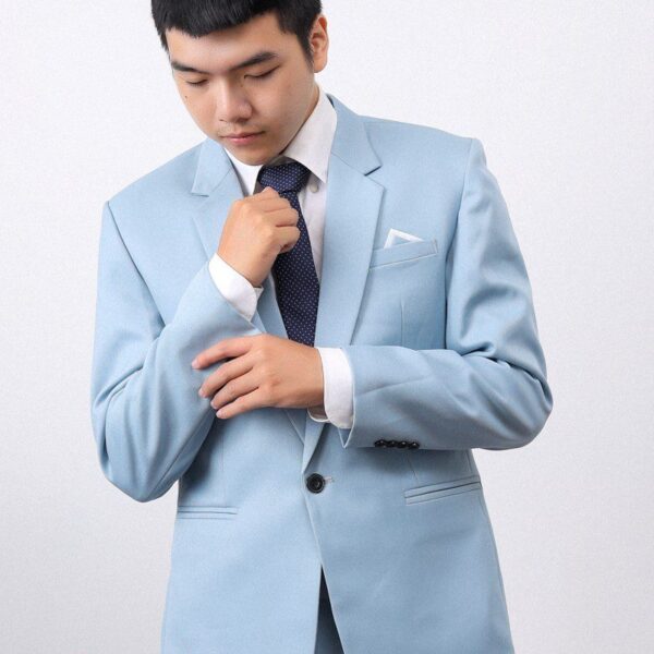 Áo vest chú rể màu xanh ngọc