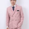 Áo vest nam cưới màu hồng 6 nút ( MSP- HCR)