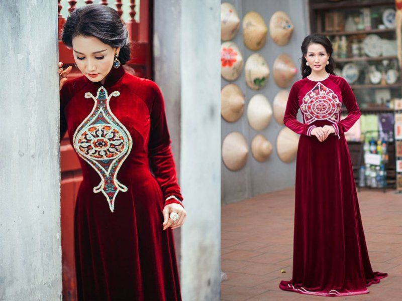 Nên chọn may hay thuê áo dài mẹ cô dâu đám cưới?