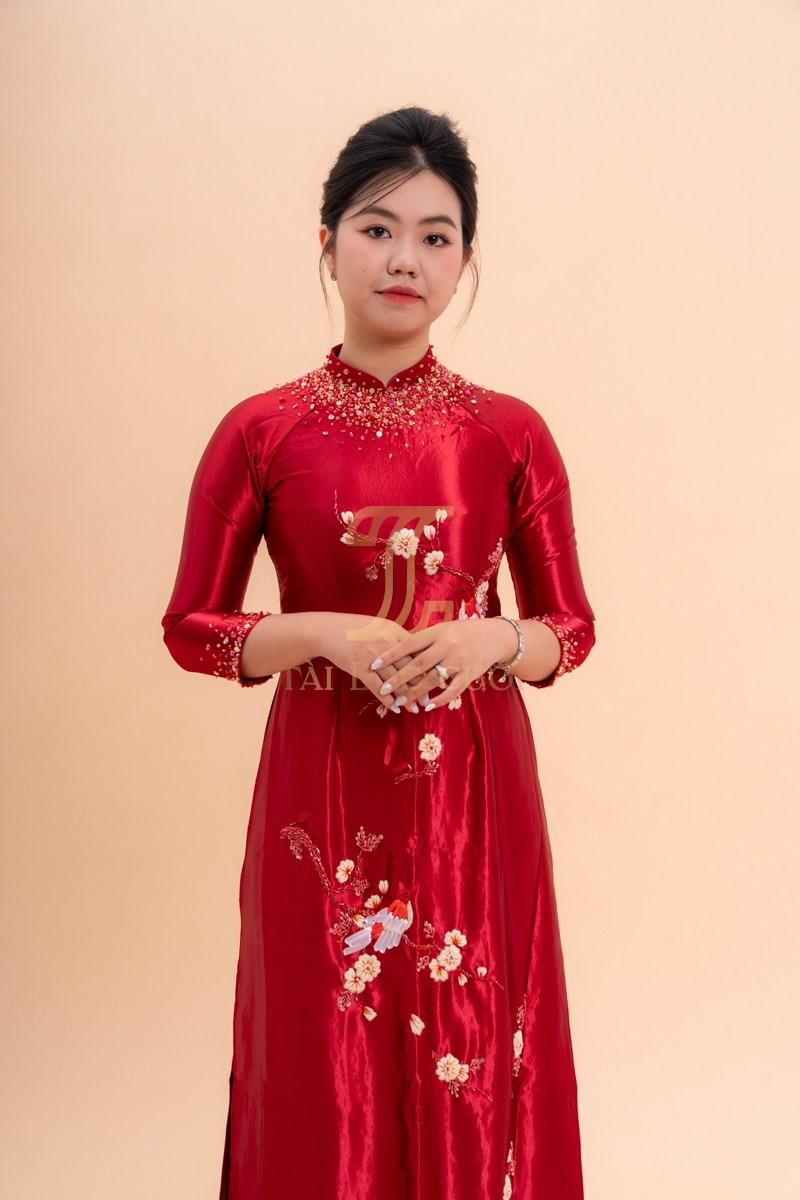 Đôi nét về áo dài bà sui đỏ lụa thuê Mai Vàng cườm cổ L-BSĐL67 Đôi nét về áo dài bà sui đỏ lụa thuê Mai Vàng cườm cổ L-BSĐL67