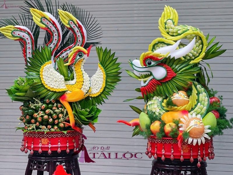 Giới thiệu khóa học kết mâm quả rồng phụng tại Tài Lộc Cưới